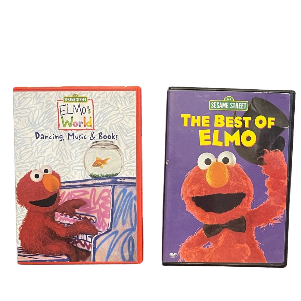 Sesame Street Elmo DVD Set Dancing, Music, & Books, The Best Of Elmo